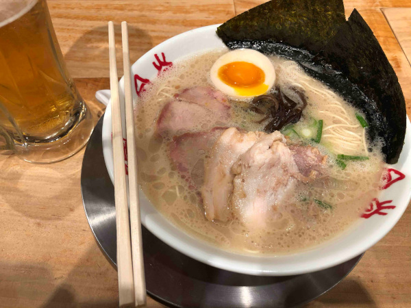 ramen from ippudo at chuo, fukuoka